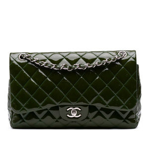 Pre-Loved Chanel Jumbo Classic Patent Double Flap